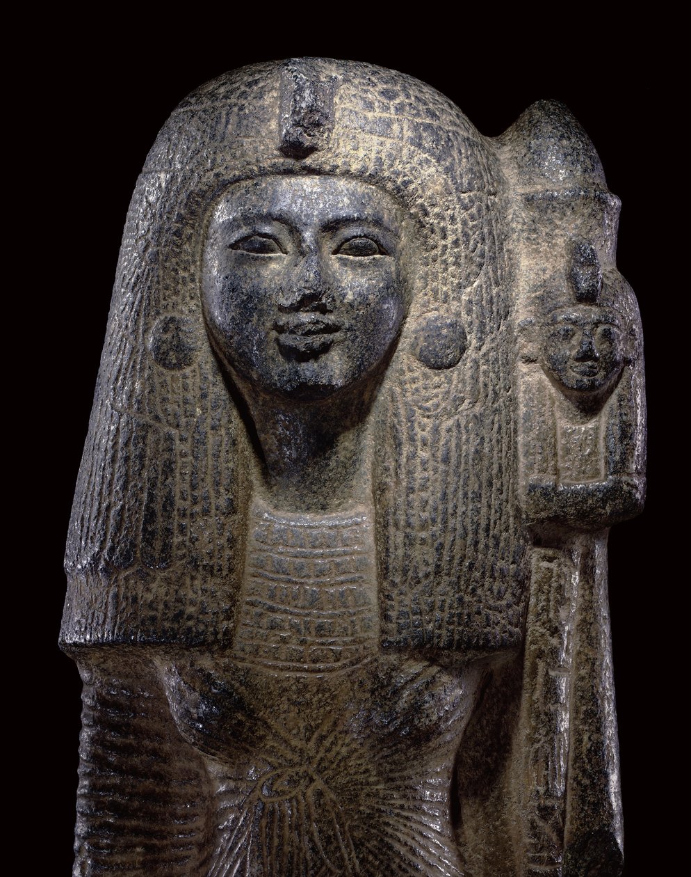 Standard Bearing Statue of Queen Nefertari, New Kingdom by Egyptian 19th Dynasty