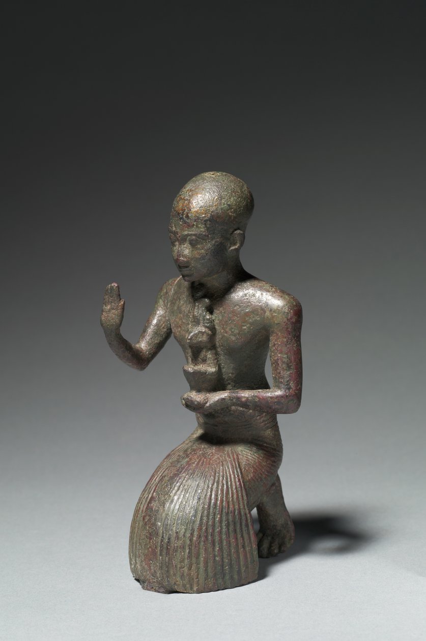 Statuette of a Kneeling Priest, 1186-1069 BC by Egyptian 20th Dynasty