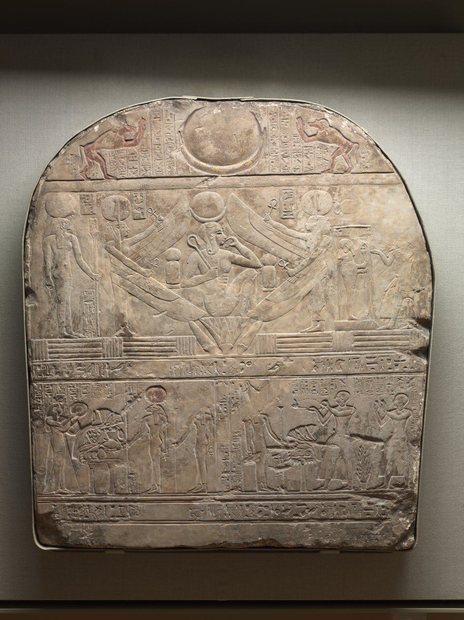 Stele of the High Priest of Ptah, Shedsunefertem, 945-924 BC by Egyptian 22nd Dynasty