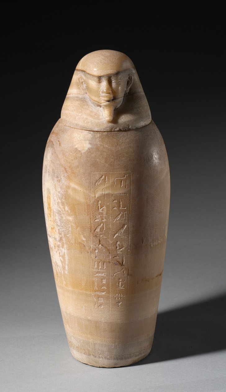 Canopic Jar with Man