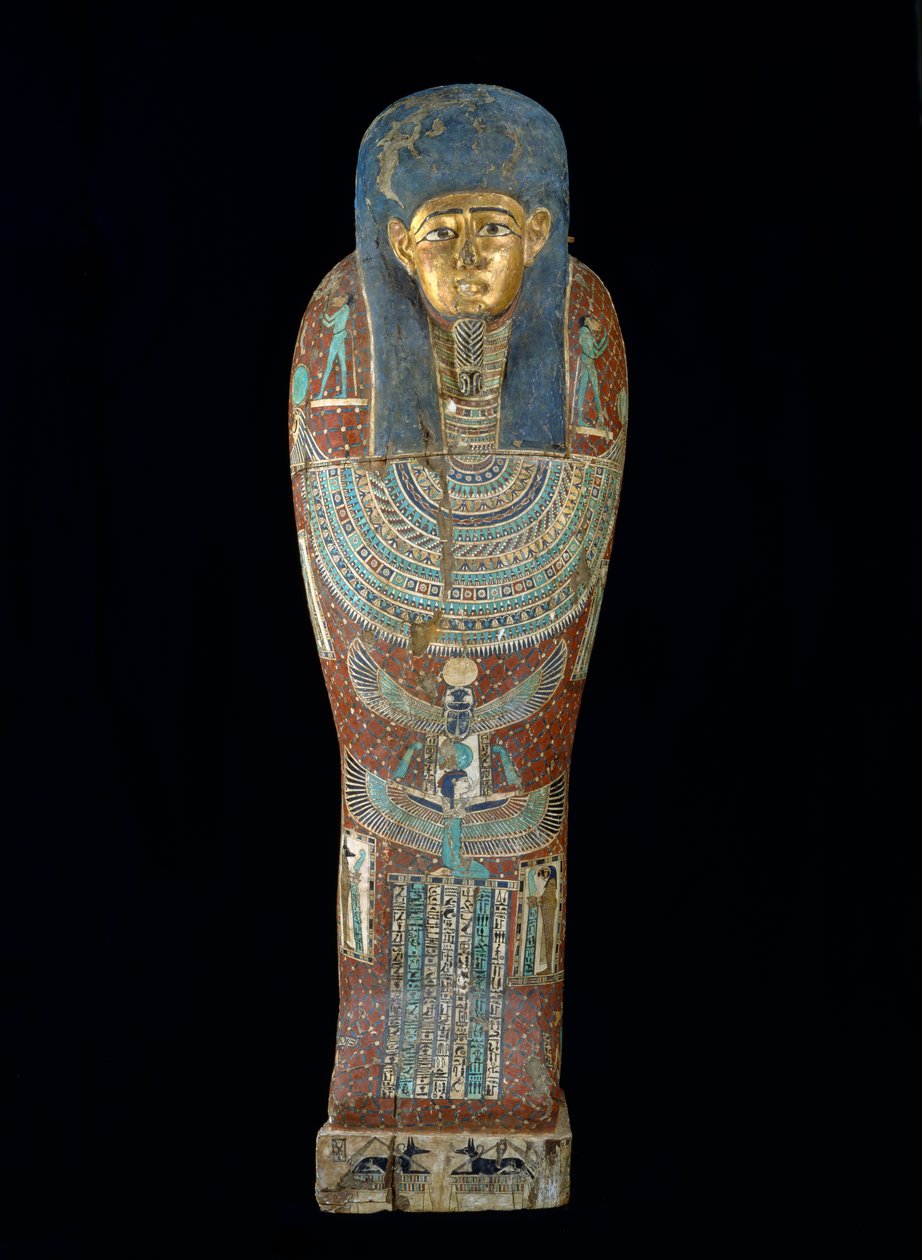 Coffin of Pedi-Osiris, Ptolemaic Period (305-30 BC) by Egyptian 26th Dynasty