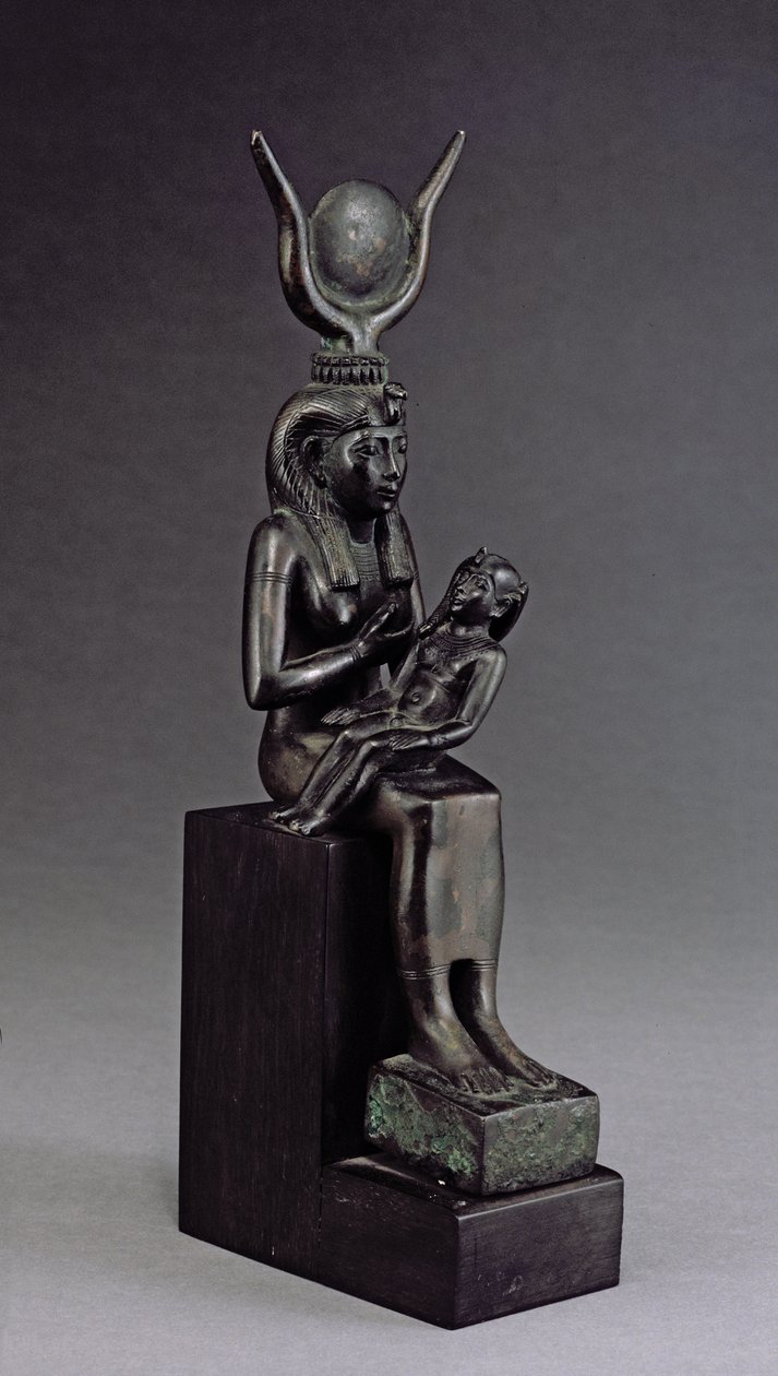 The Goddess Isis Suckling the Infant Horus, Late Period by Egyptian 26th Dynasty