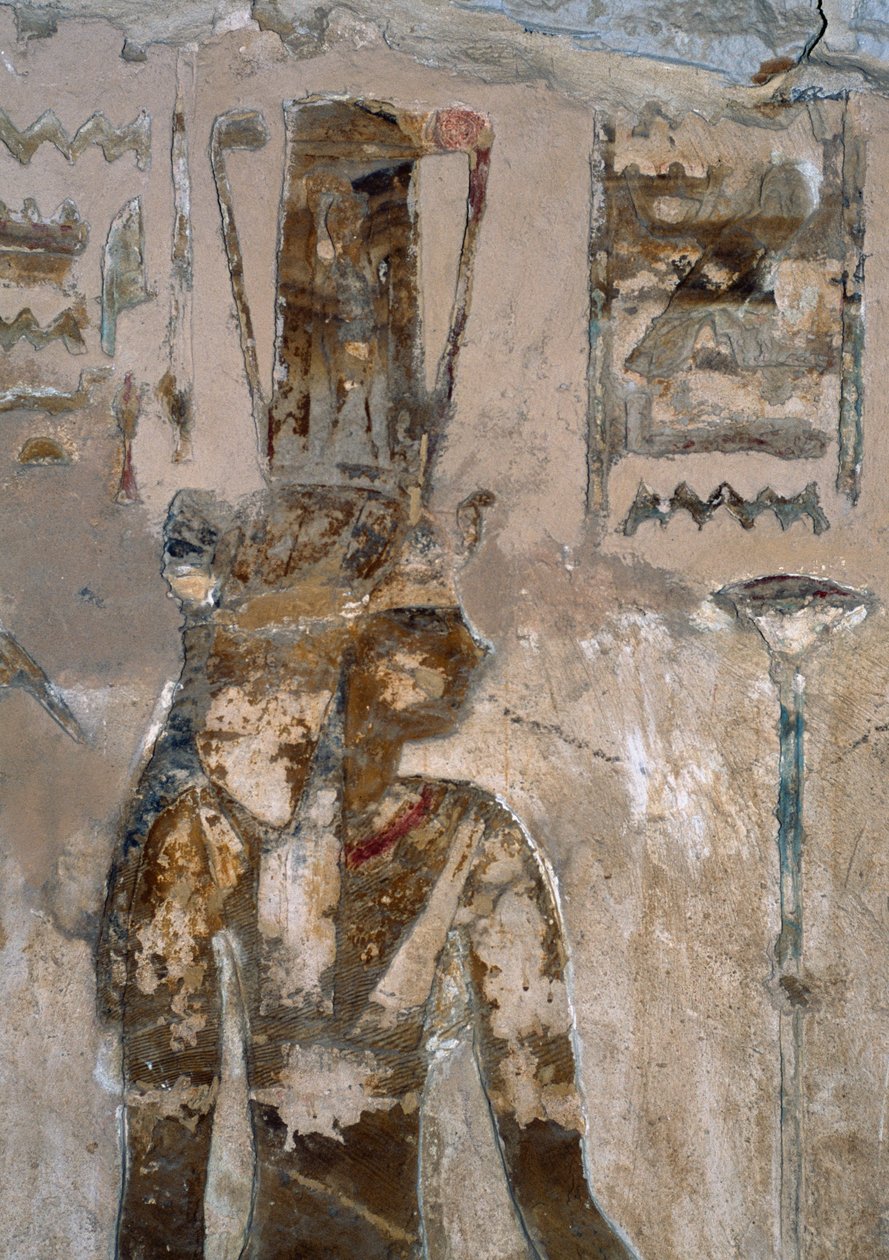 Wall Paintings, Temple of Ain El Meftla (detail) by Egyptian 26th Dynasty