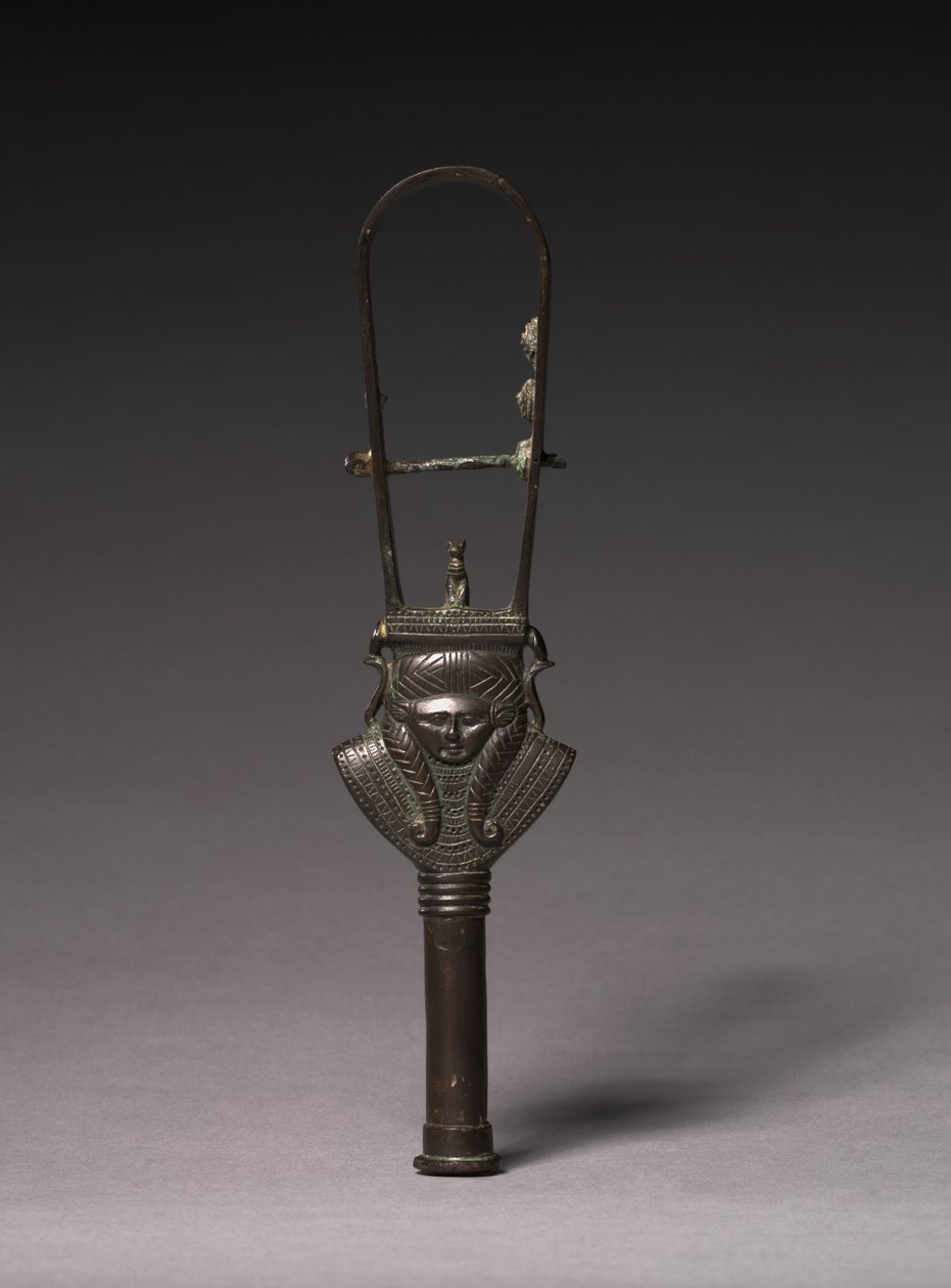 Arched Sistrum, 380-343 BC by Egyptian 30th Dynasty