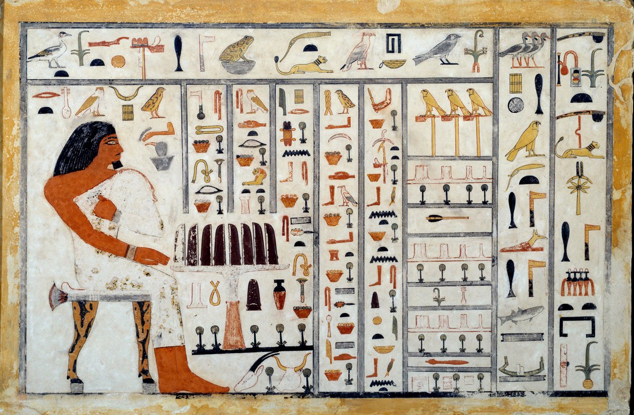 Limestone Stele of Prince Oupemnefret by Egyptian 4th Dynasty
