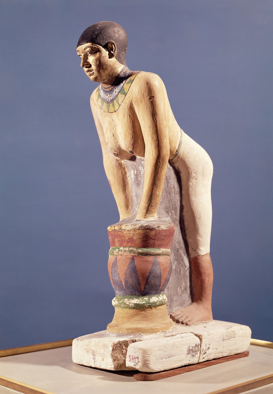 Model of a woman making beer, Old Kingdom by Egyptian 5th Dynasty