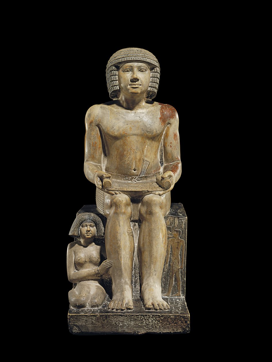 Statue for the Inspector of the Scribes Sekhemka by Egyptian 5th Dynasty