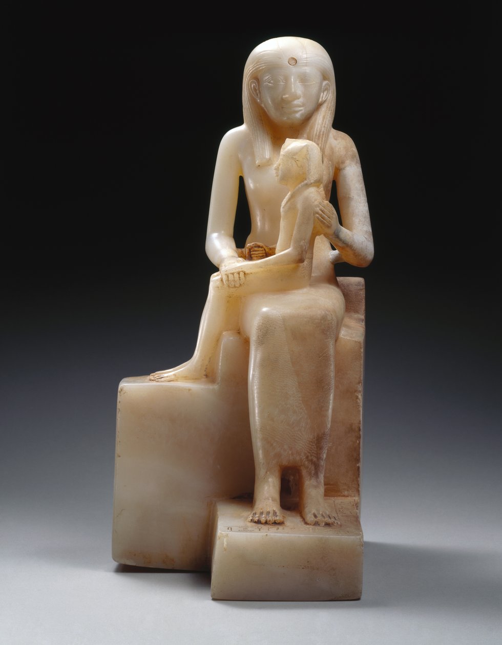 Pepy II and His Mother Queen Meryreankhnes, possibly from Saqqara, Old Kingdom by Egyptian 6th Dynasty Egyptian 6th Dynasty