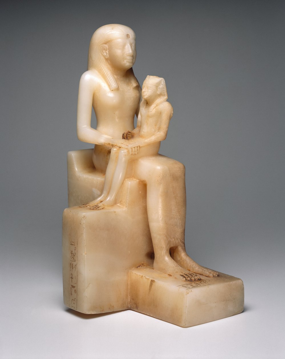 Pepy II and His Mother Queen Meryreankhnes, possibly from Saqqara, Old Kingdom by Egyptian 6th Dynasty Egyptian 6th Dynasty