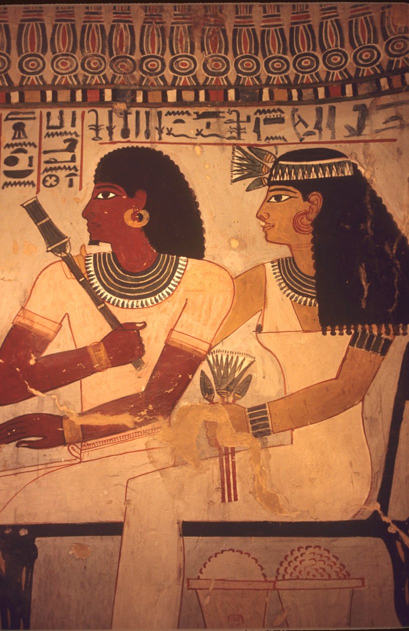 Ancient Egypt, Tomb of Sennufer, Thebes, Luxor by Egyptian Egyptian