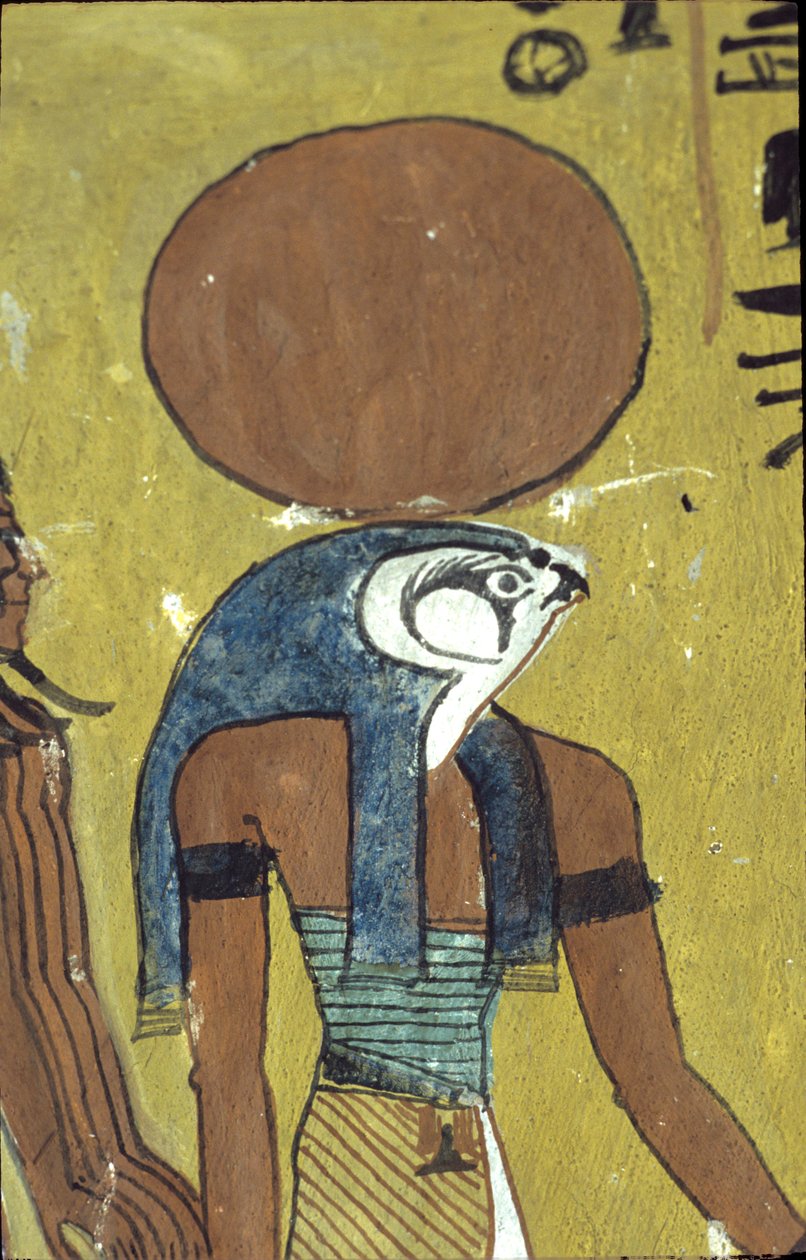 Ancient Egypt, Wall painting, Tomb of Sennedjem, Tomb of the Nobles, Thebes, Deir el Medina by Egyptian Egyptian