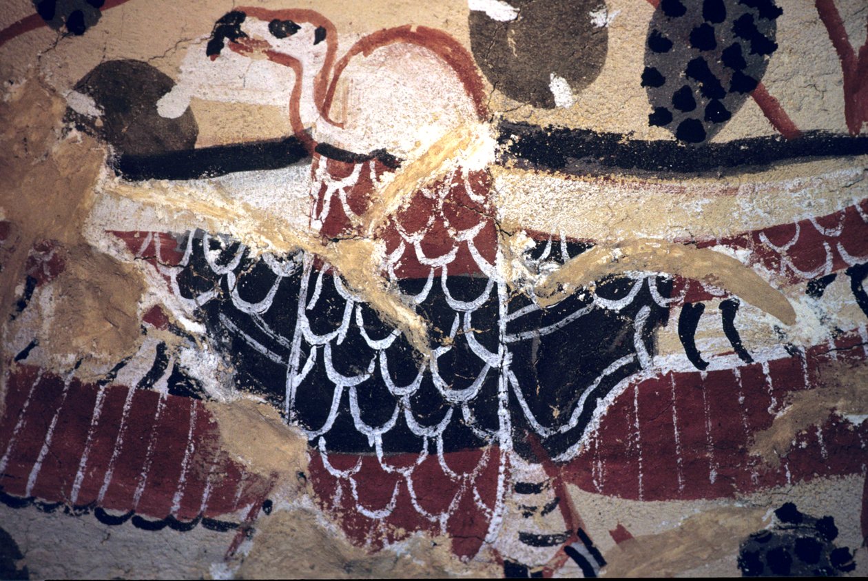 Ancient Egypt, Wall Painting, Tomb of Sennufer, Tomb of the Nobles, Thebes by Egyptian Egyptian