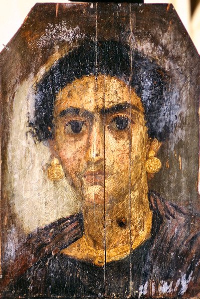 Portrait of a Woman, c.100-300 by Egyptian Egyptian