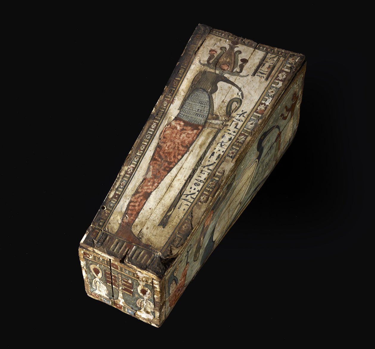 Painted Wooden Coffin of the Sacred Ibis of Thoth, 305-30 BC by Egyptian Ptolemaic Period