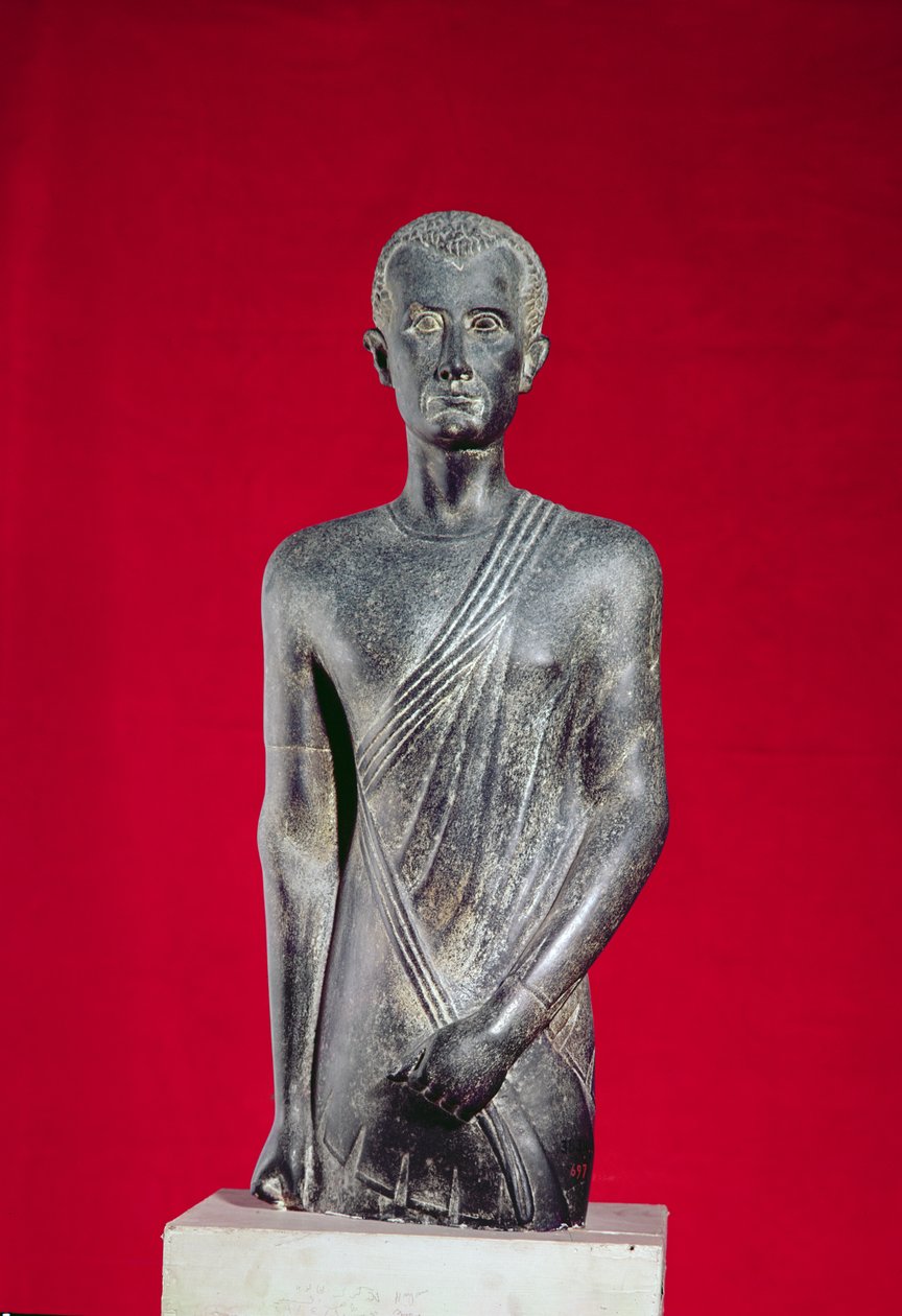 Statue of Hor, from Alexandria, c.40 BC by Egyptian Ptolemaic Period