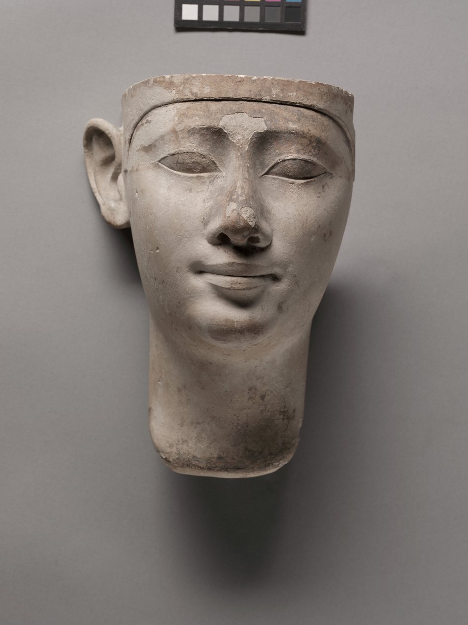 Votive Head of a King, 305-246 BC by Egyptian Ptolemaic Period