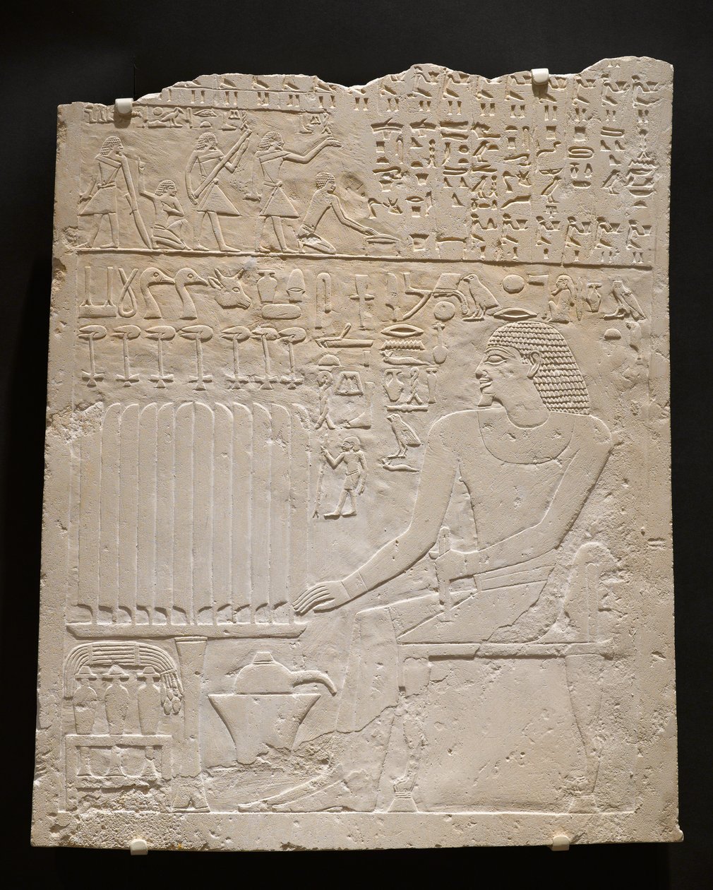 Relief from the Tomb of Khnumti, c.2345-2184 BC by Egyptian School