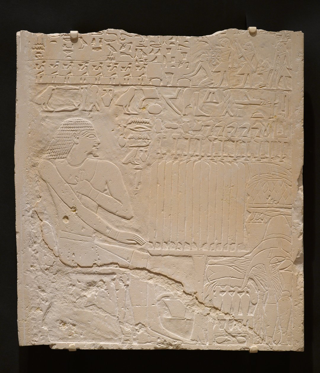Relief from the Tomb of Khnumti, c.2345-2184 BC by Egyptian School