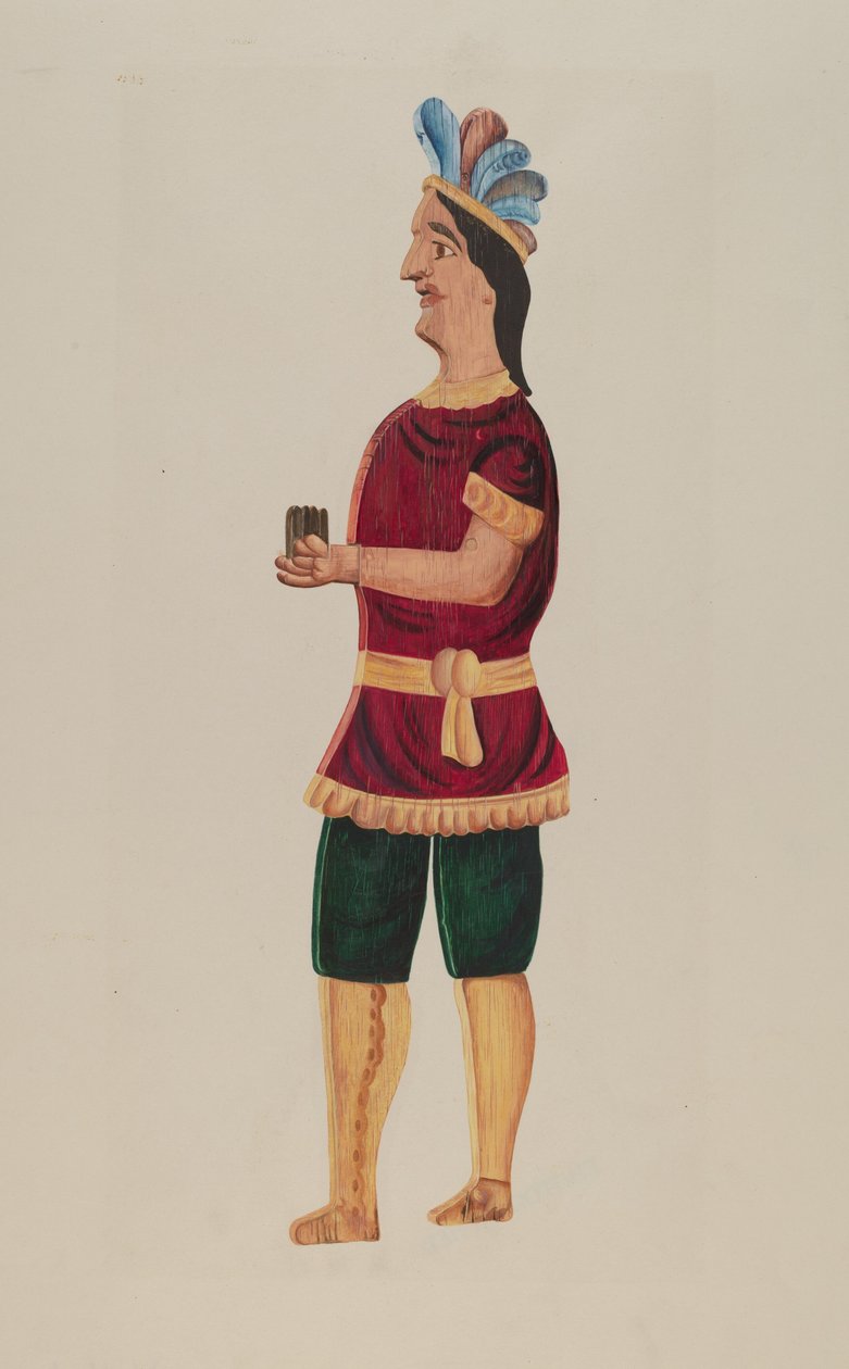 Cigar Store Indian by Einar Heiberg