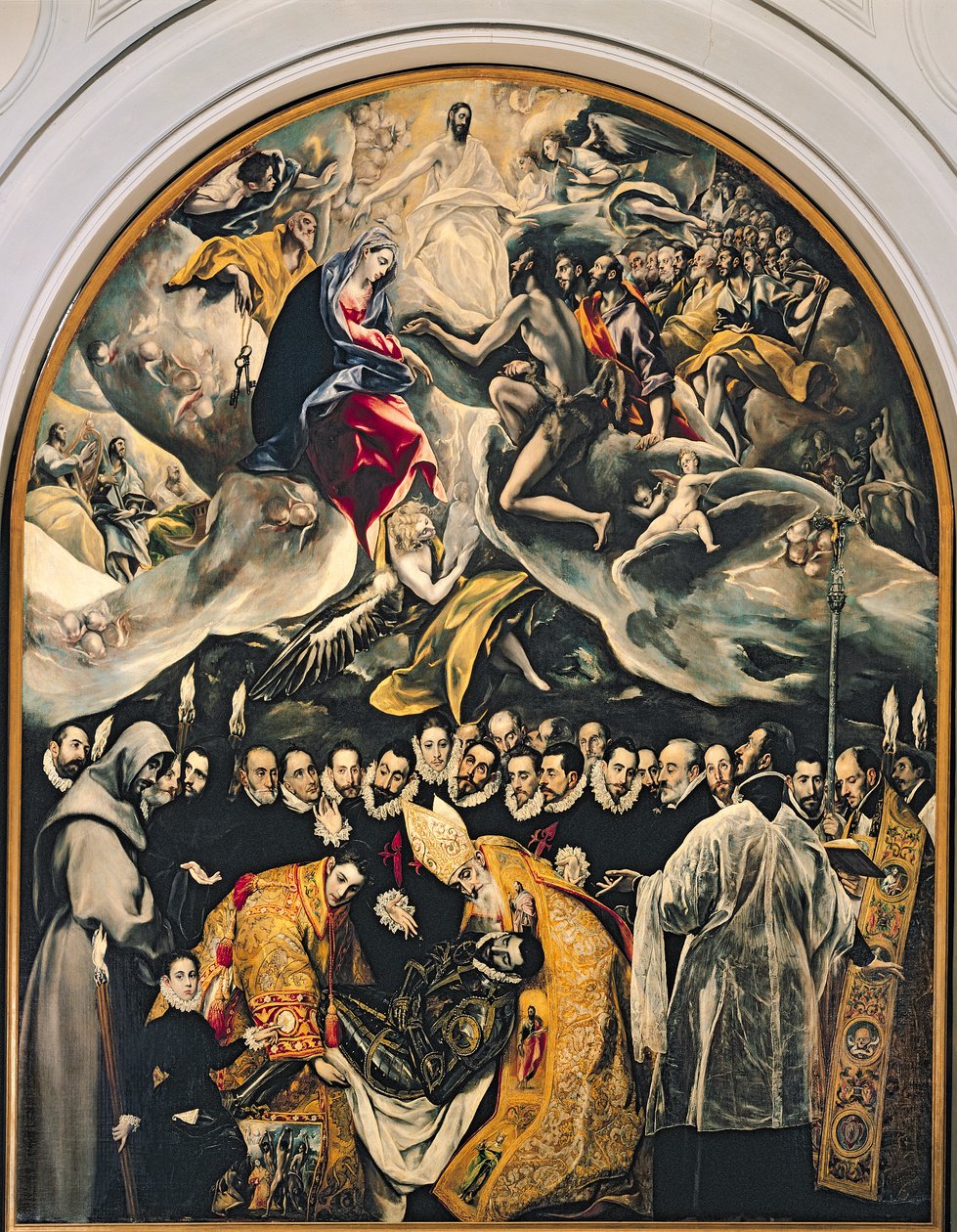 The Burial of Count Orgaz from a Legend of 1323 by El Greco