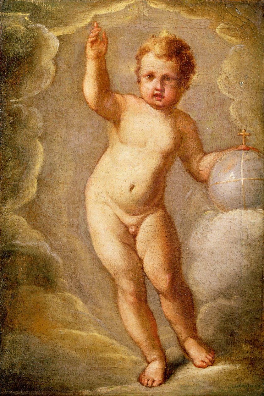 The Christ Child, Savior of the Earth by El Greco