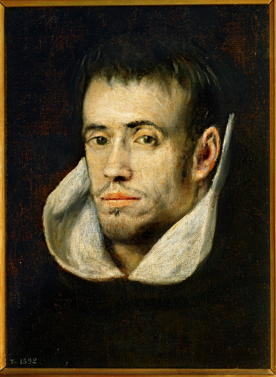 Portrait of a Monk by El (1541-1614) Greco