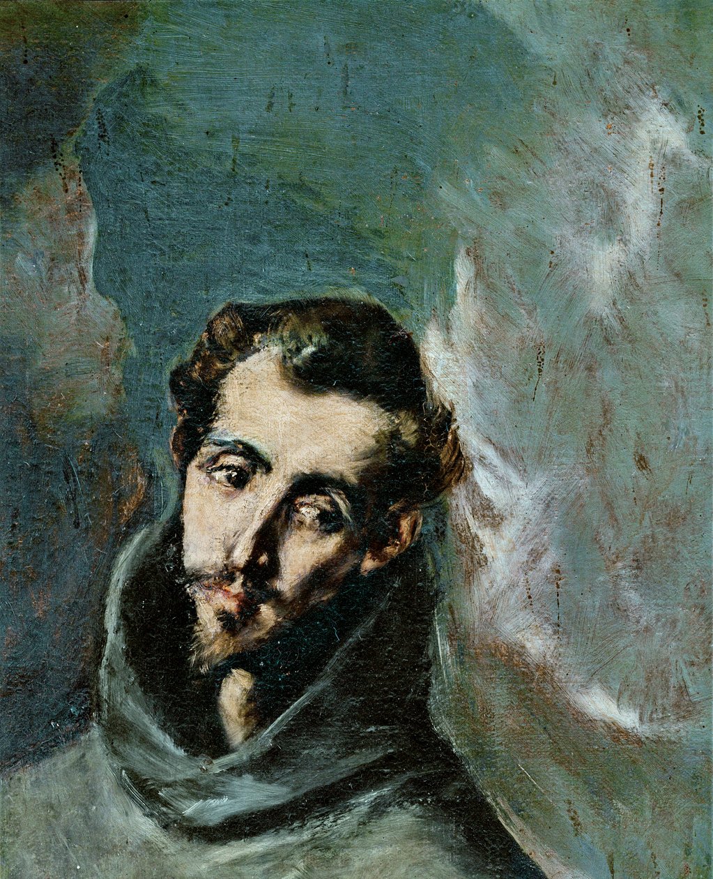 Saint Bernardino of Siena by El (1541-1614) Greco