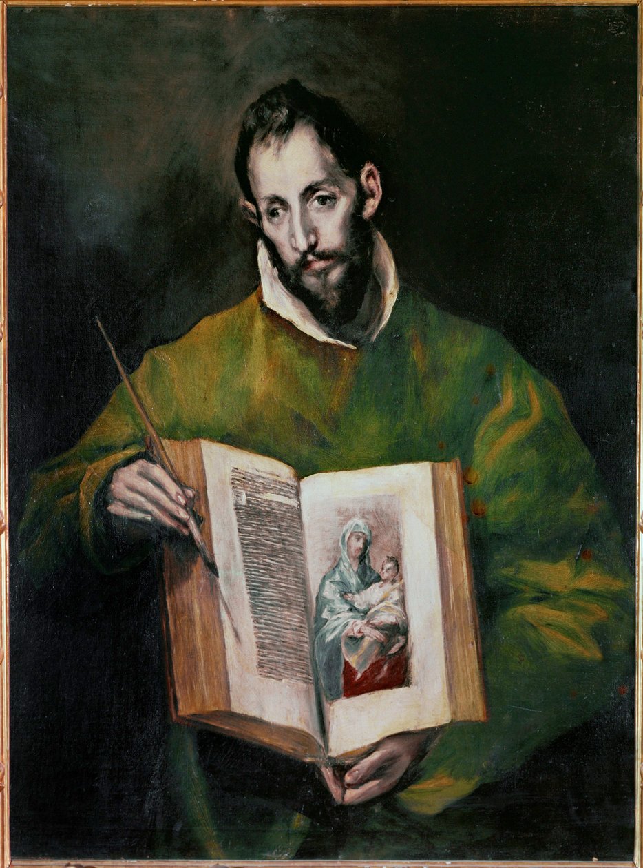 Saint Luke Evangelist by El (1541-1614) Greco