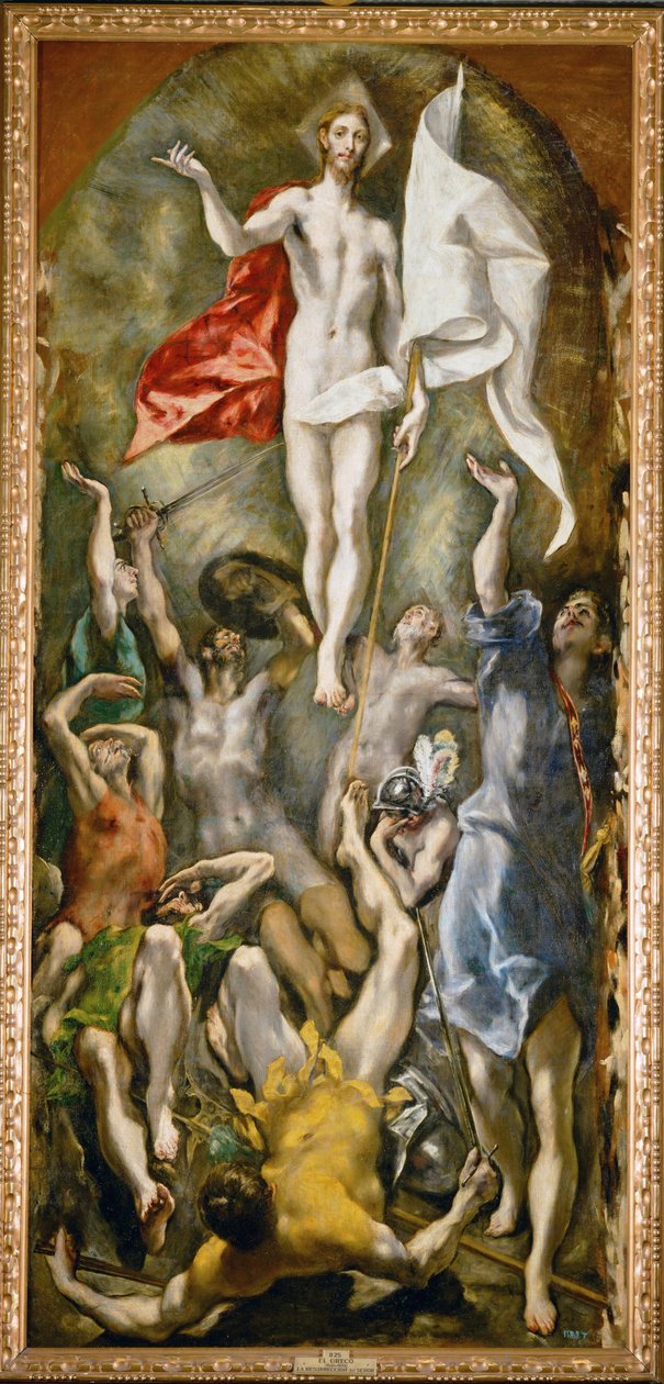 The Resurrection by El (1541-1614) Greco