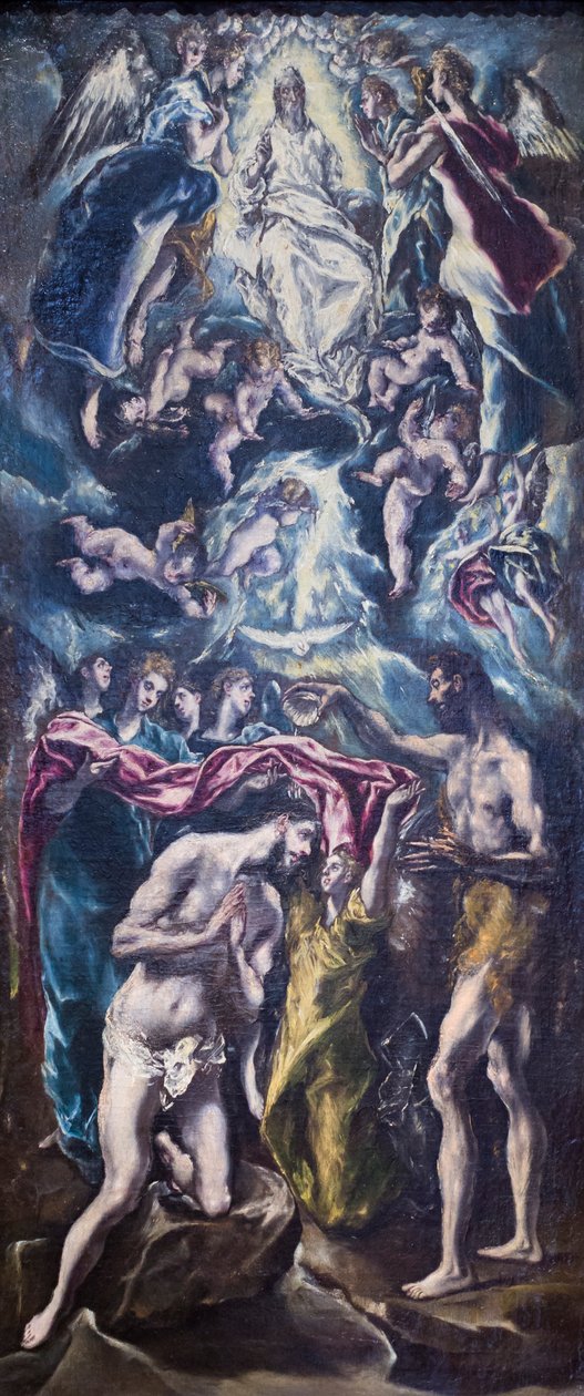 The Baptism of Christ by El (1541 1614) Greco