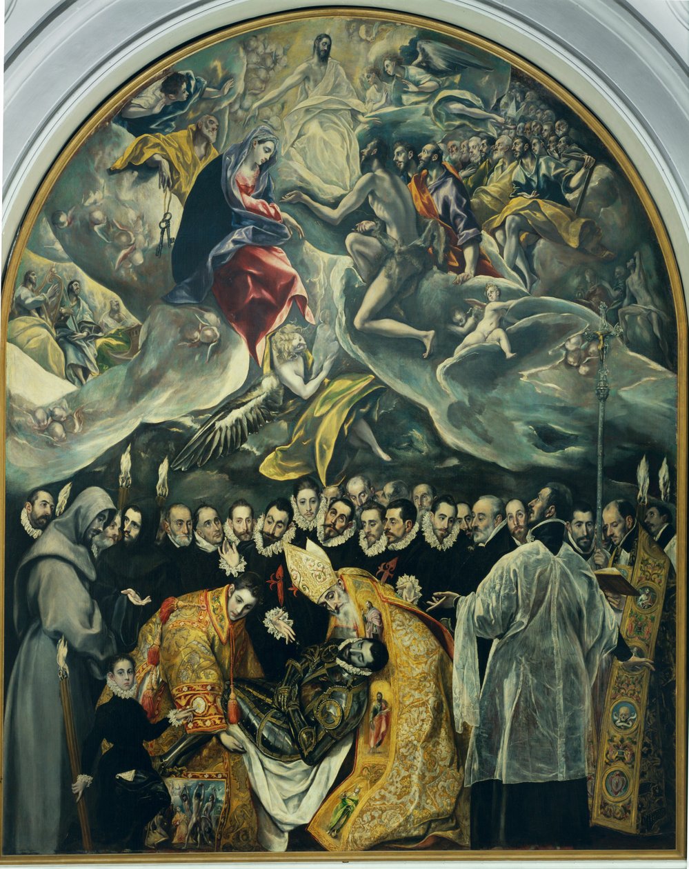 The Burial of the Count of Orgaz by El (1541-1614) Greco
