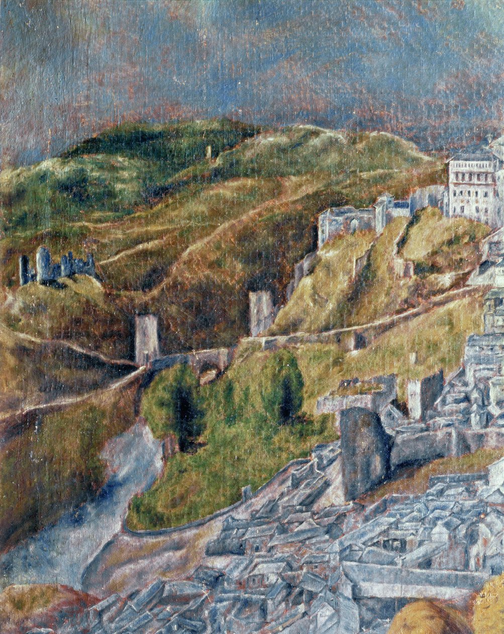 View and Map of Toledo by El (1541-1614) Greco