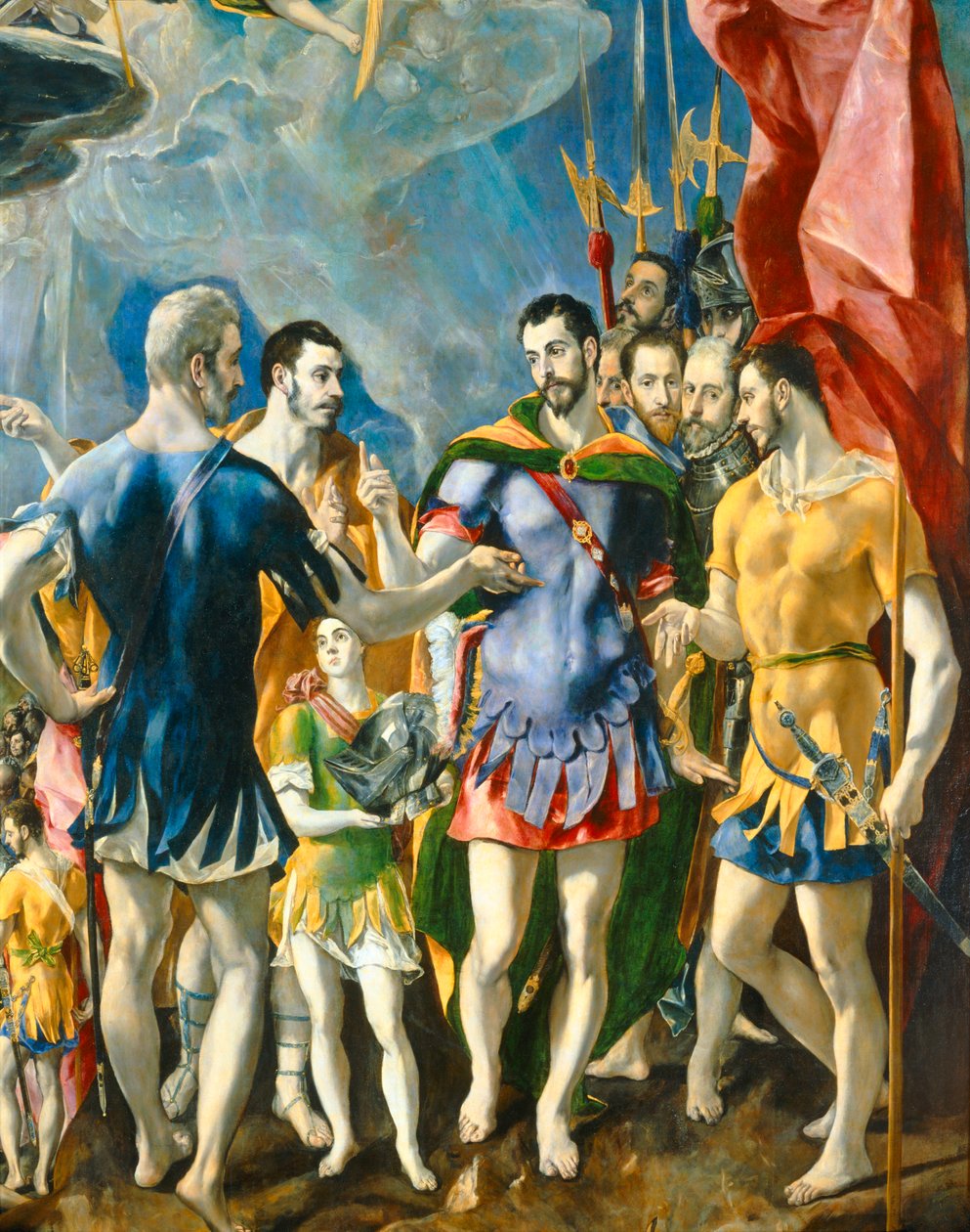 The Theban Legion by El (1541-1614) Greco: Fine art print