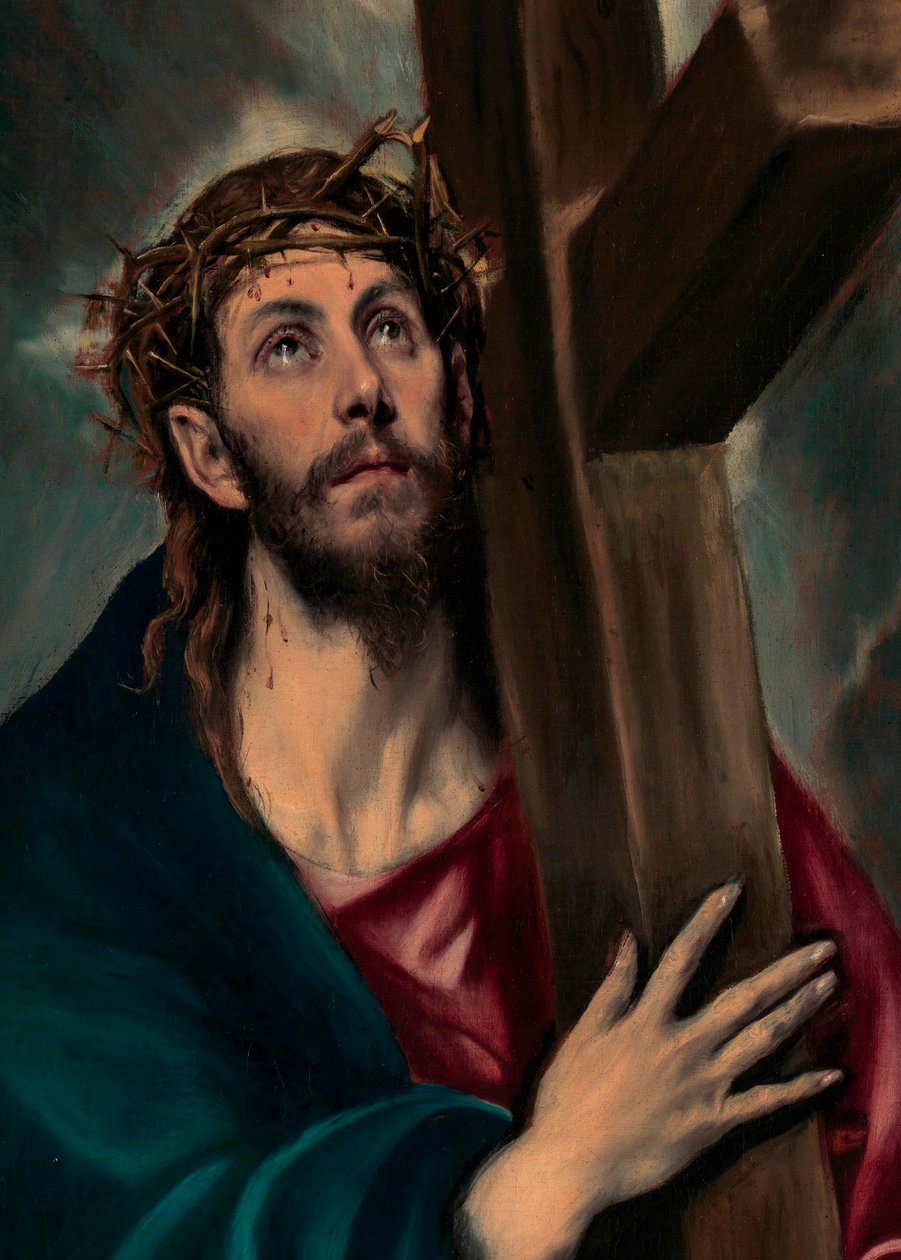 Christ Carrying the Cross (detail) by El Greco