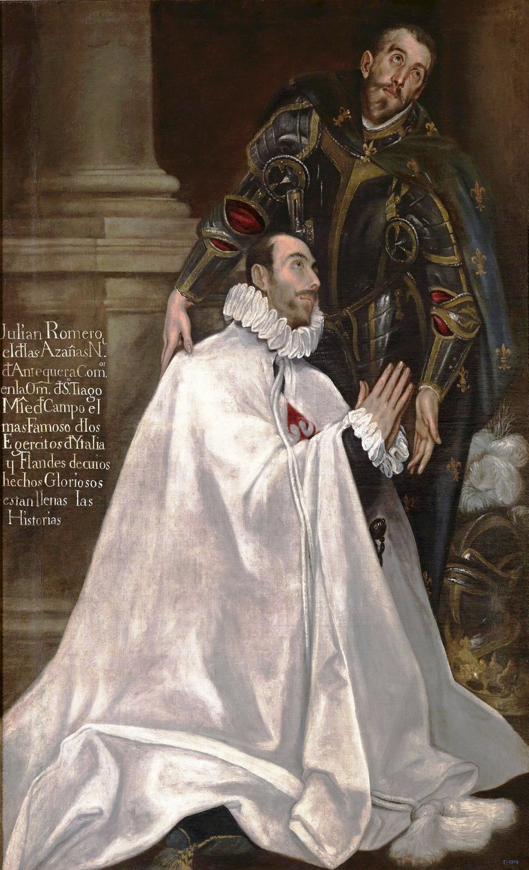 Julián Romero de las Azanas and His Patron Saint Julian by El Greco
