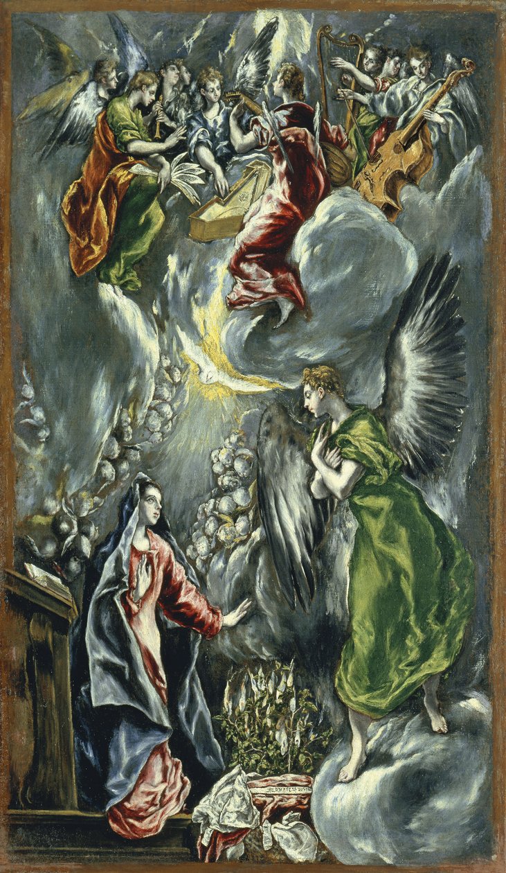 The Annunciation, ca 1596-1600 by El Greco