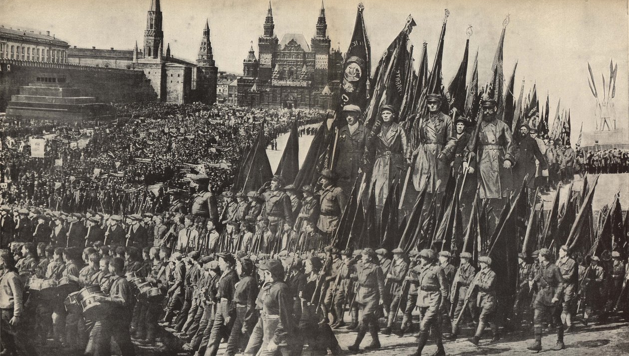 Illustration from USSR Builds Socialism by Eliezer Markowich Lissitzky