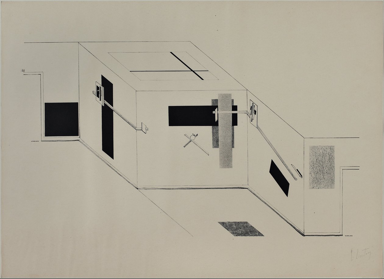 Kestnermappe Proun, Rob. Levnis and Chapman GmbH Hannover -6 by Eliezer Markowich Lissitzky