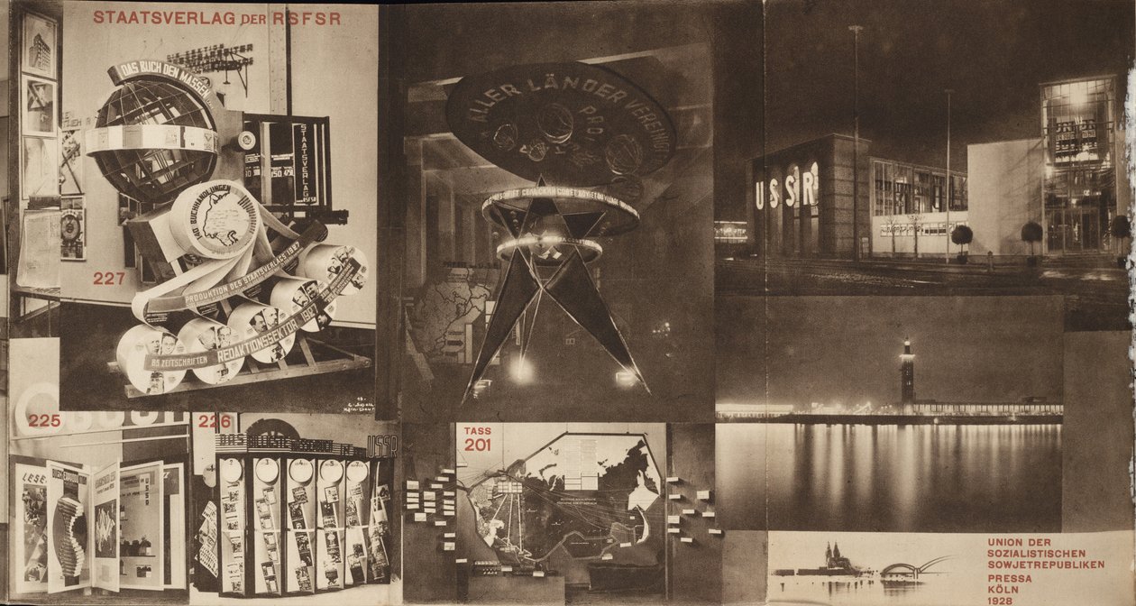 Catalogue of the Soviet pavilion at the International Press Exhibition, Cologne by Eliezer Markowich Lissitzky