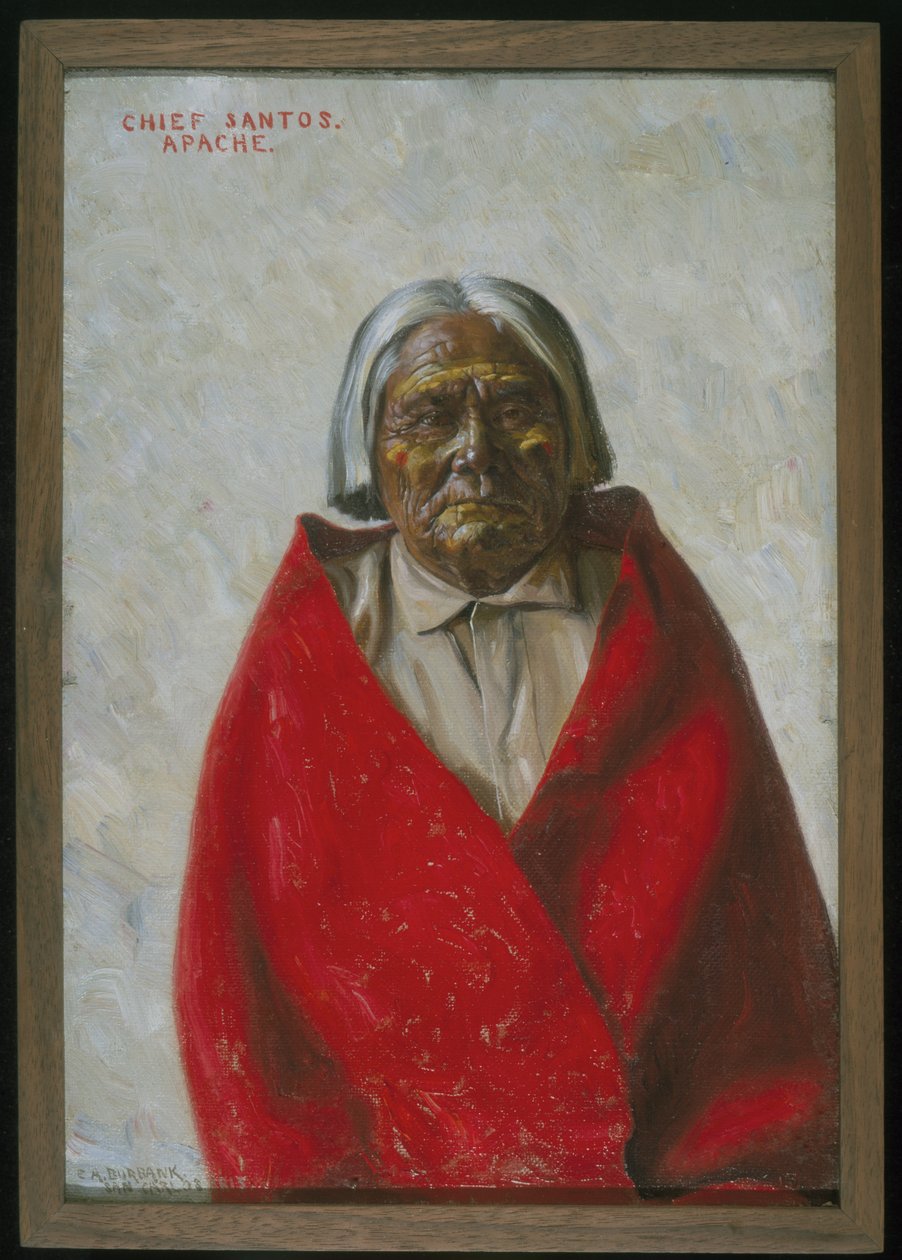 Chief Santos by Elbridge Ayer Burbank