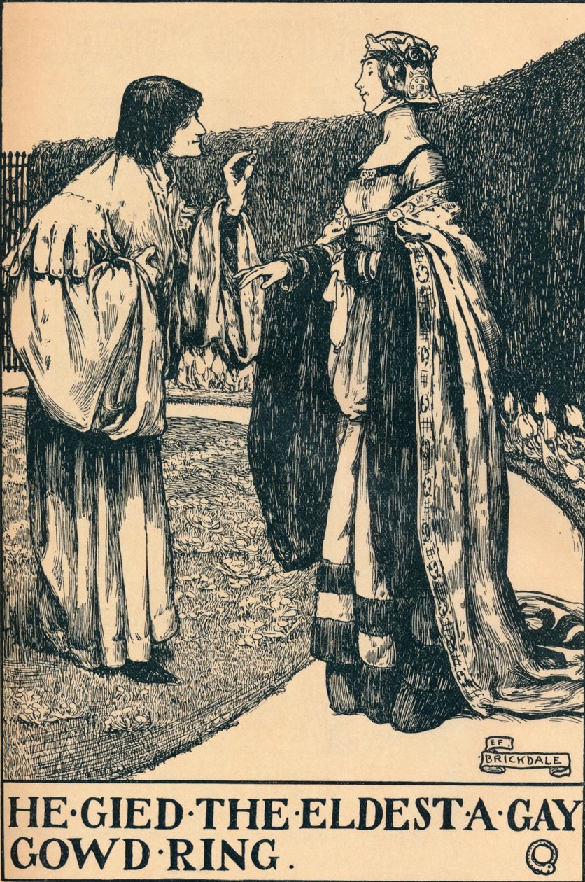 Illustration to The Twa Sisters o Binnorie, c1900 by Eleanor Fortescue Brickdale