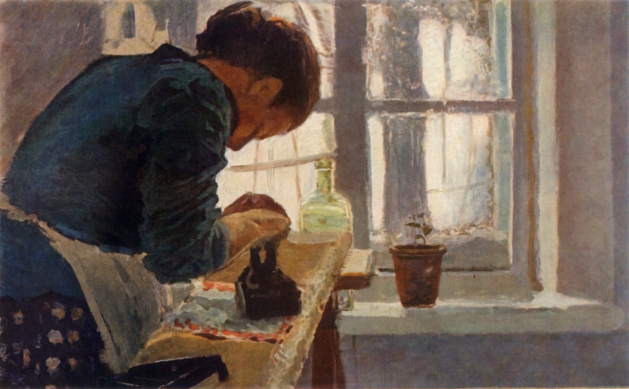 The Washerwoman by Elena Dmitrievna Polenova