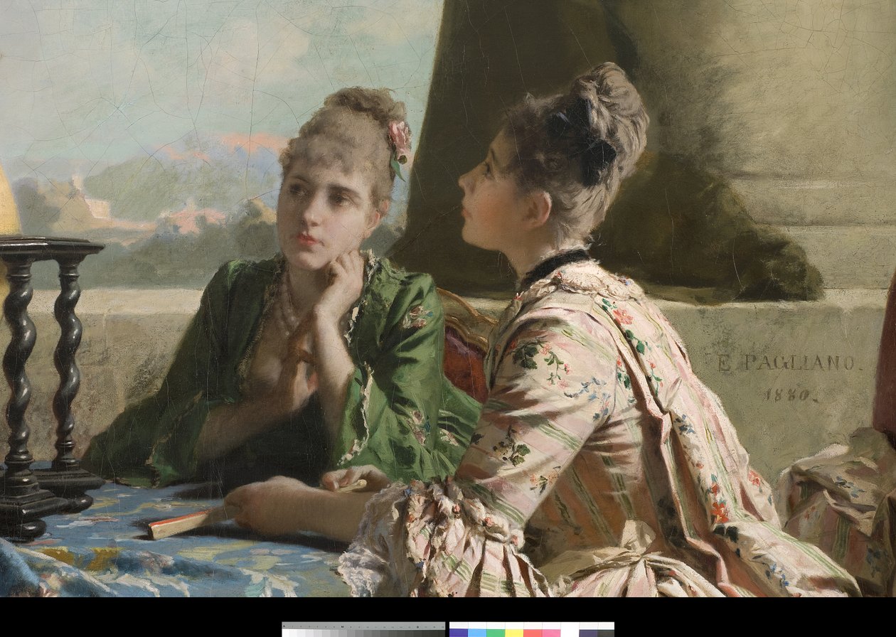 The Geography Lesson, 1880 by Eleuterio Pagliano