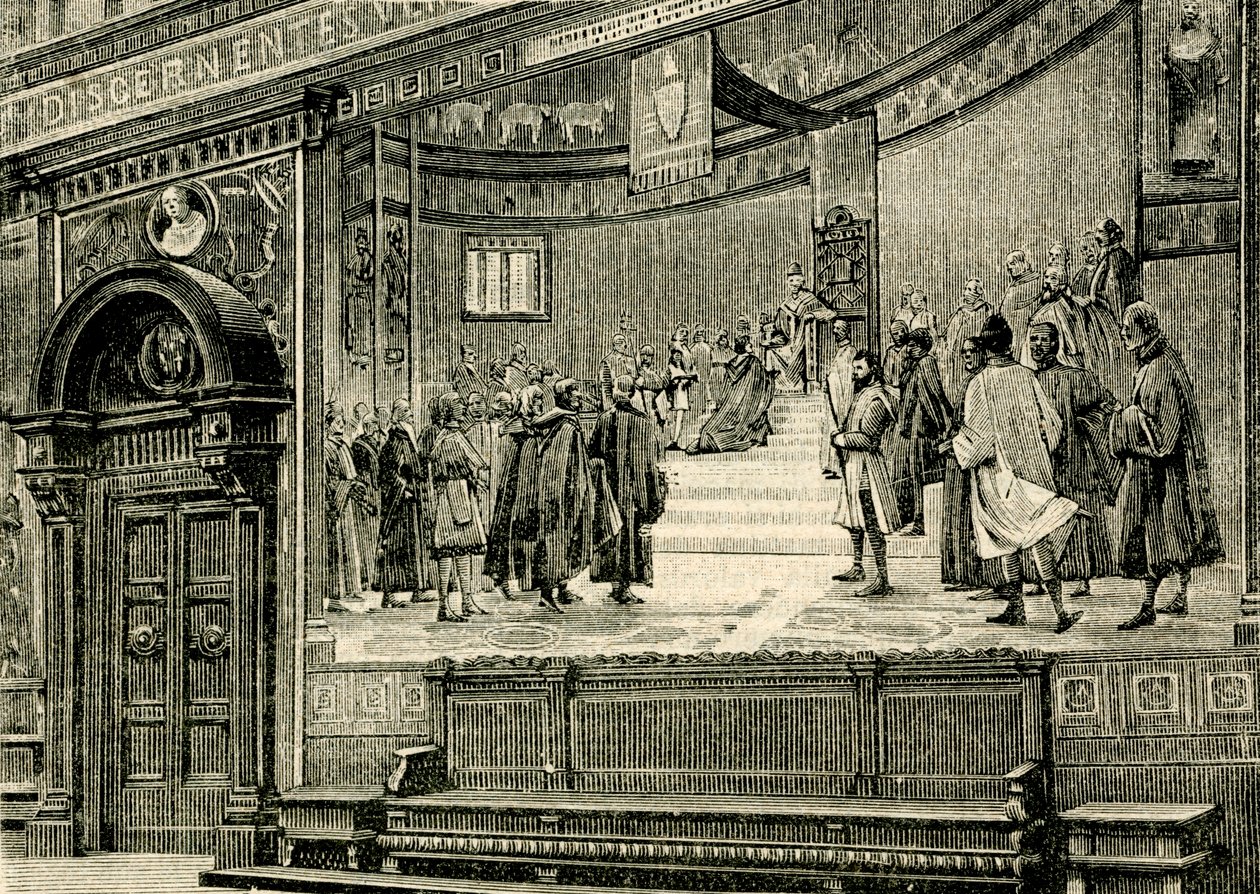 The Great Hall frescos in the Barnabites