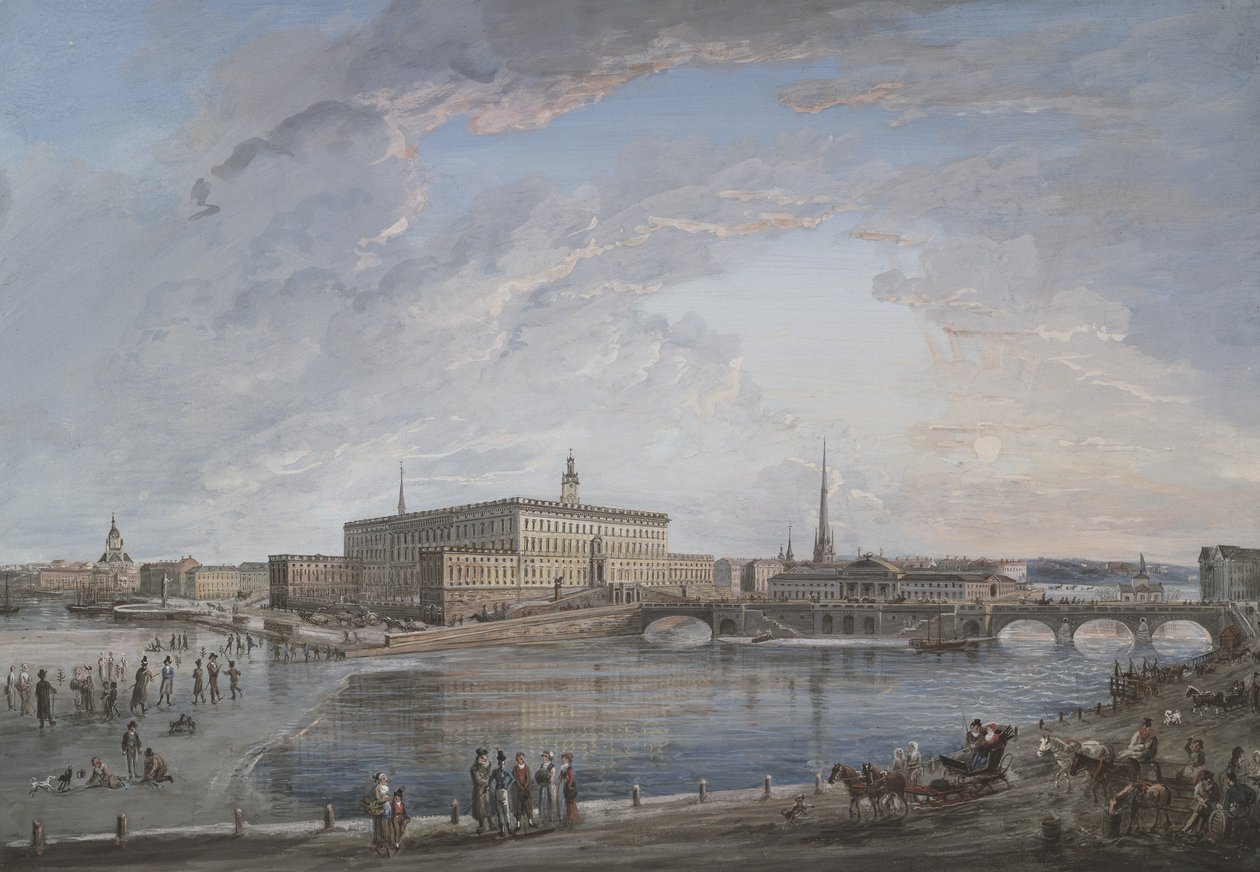 View of Stockholm by Elias Martin