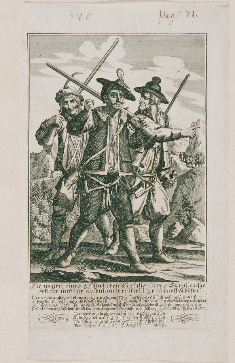 The Tyrolean Defense of 1703: Sharpshooters by Elias Baeck