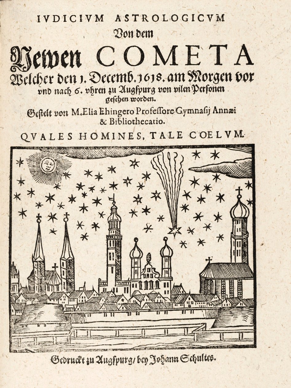 A New Comet Viewed from Augspurg, Germany on 1 December by Elias Ehinger 1573 1653.