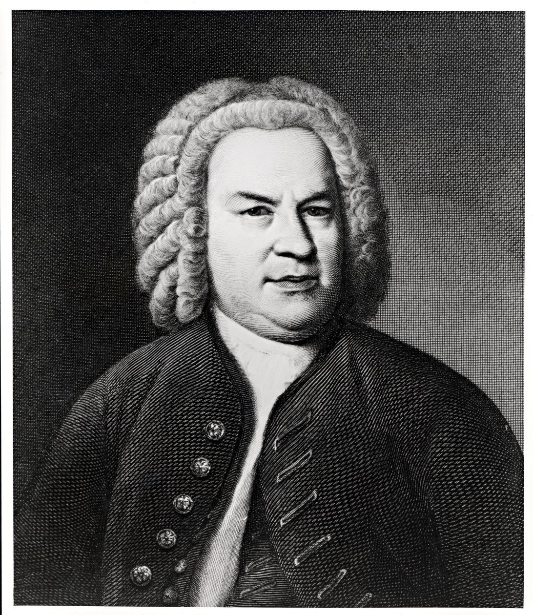 Portrait of Johann Sebastian Bach, German Composer by Elias Gottleib Haussmann