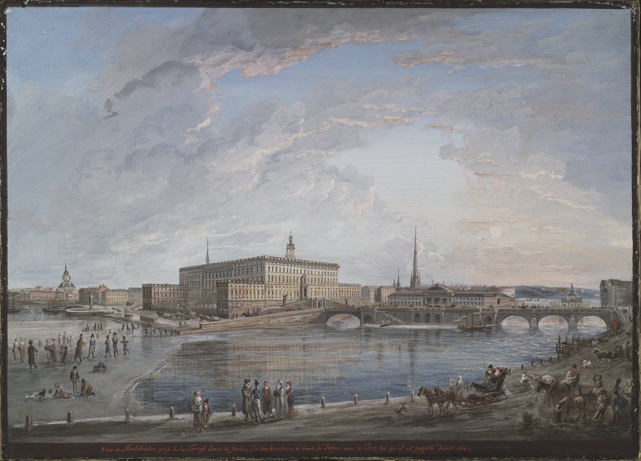 View of Stockholm by Elias Martin