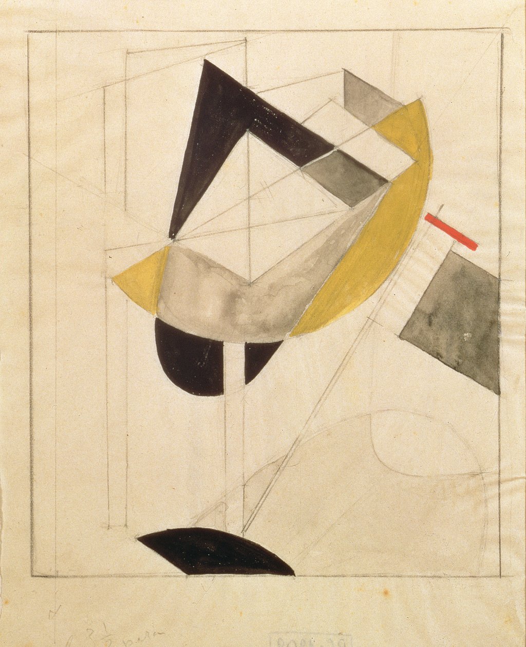 Proun 19, 1920 by Eliezer Markowich Lissitzky